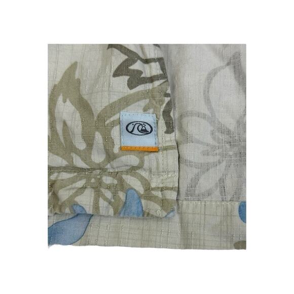 Quiksilver Edition Comfort Fit Men’s Large Casual Collared Button Hawaiin Shirt - Picture 12 of 15